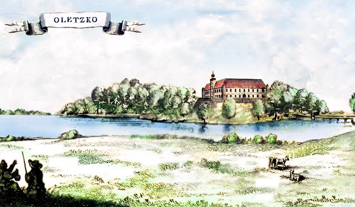 Rysunek zamku oleckiego.