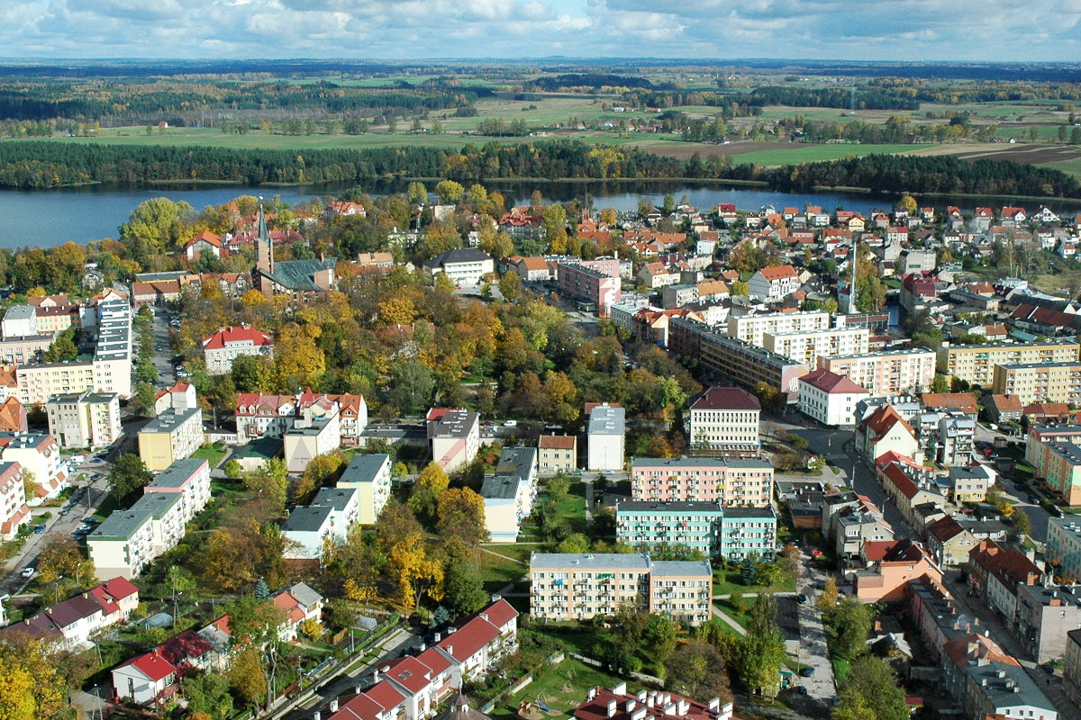 Fotografia lotnicza na miasto